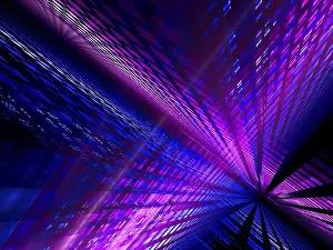 Virtual Reality Background Stampe: Future technology, sci fi or virtual reality background