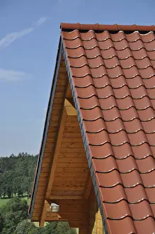 Deserted House Facade Stampe: Gable