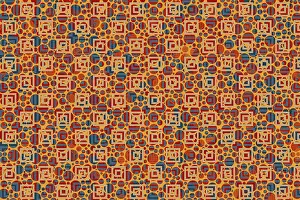 Geometrical Abstract Art Stampe: Geometric pattern template. template with trendy abstract geometric pattern