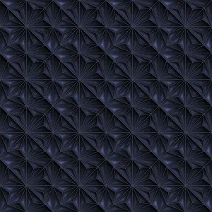 Symmetrical Geometric Shape Stampe: Geometric star pattern, vector background