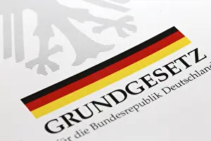 Grundgesetz Germany Stampe: German Basic Law
