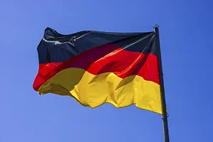 European Nationality Flags Stampe: German flag