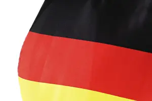 Black Background Studio Shot Stampe: German flag