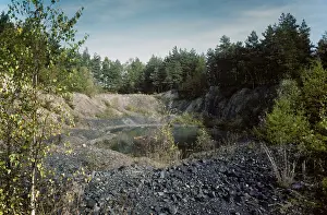 Nature Conservation Area Germany Stampe: Germany, graptolites, Thuringia