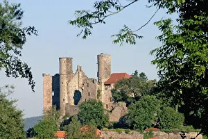 Thuringia Landmark Stampe: Germany, Thuringia, Hanstein castle