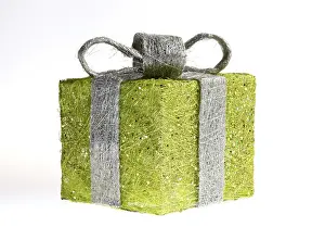Wrapped Birthday Presents Stampe: Gift box, present