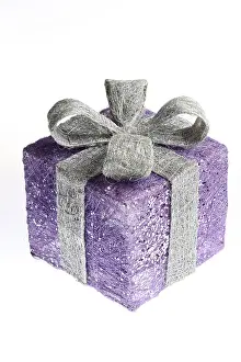 Wrapped Birthday Gift Stampe: Gift box, present