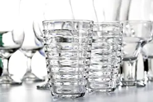 Still Life Photography Stampe: Empty glasses