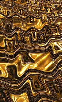 Fractal Geometry Image Stampe: Gnarled background - abstract computer-generated image