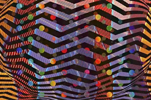 Geometric Background Design Stampe: Gradient dot pattern. Graphic abstract geometric background for print