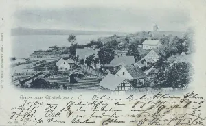 Deserted European Village Scene Stampe: Guestebiese an der Oder, Gozdowice