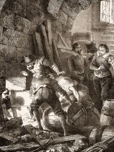 Il complotto della polvere da sparo del 1605.