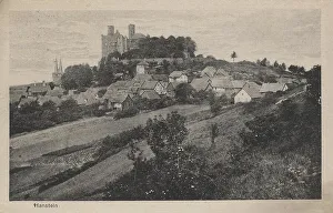 Vintage Postcard Reproduction Stampe: Hanstein Castle in Thuringia, Germany