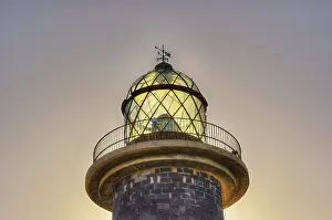 Barren Canary Islands Stampe: HDR, backlight, lighthouse, close