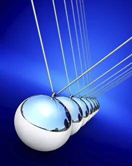 Scientific Research Images Stampe: high resolution 3D rendering of a pendulum
