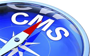 Data Transmission Security Stampe: high resolution rendering of a compass with a CMS icon