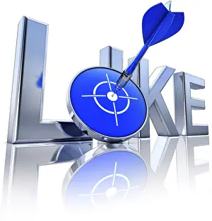 Computer Graphic Design Stampe: High resolution rendering of a like icon