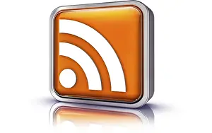 Electronic Data Transmission Stampe: High resolution rendering of a RSS icon