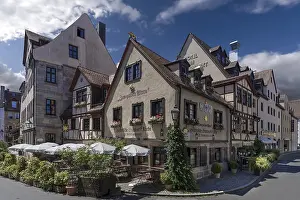 Middle Europe Historical Image Stampe: Historic bratwurst kitchen, first mentioned in a document in 1419