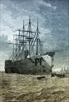 Isambard Kingdom Brunel Engineer Stampe: Historical drawing, US-American history