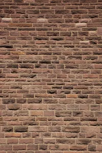Red Brick Building Stampe: House wall made of clinker bricks