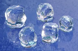 Hoarfrost Images Stampe: Ice cubes