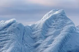 Ilulissat Greenland Stampe: Iceberg tip showing the pattern