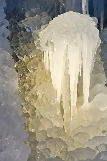 Winter Nature Scenes Stampe: Icicles formation