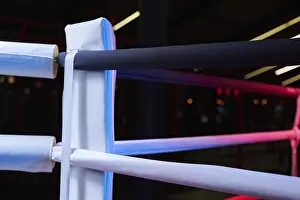 Boxing Ring Concept Stampe: Image of a boxing ring without anyone
