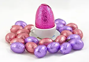 Colorful Easter Eggs Stampe: Image of easter eggs