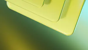 Abstract 3D Render Stampe: This image features an abstract 3D render of fluid
