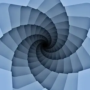 Abstract Blue Background Stampe: An image of a nice abstract blue background