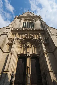 Stampe di La facciata imponente della Jacobskerk, o Chiesa di San Giacomo, la tomba finale dell'élite del Belgio compresa l'artista Peter Paul Rubens ad Anversa, Belgio La facciata imponente della Jacobskerk Peter Paul Rubens Stampe: La facciata imponente della Jacobskerk.