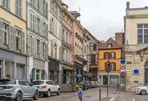 Stampe di Impressione di Troyes, un comune e la capitale del dipartimento dell'Aube nella regione del Grand Est nel nord-est della Francia Aube Stampe: Impressione di Troyes.