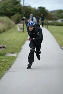 Holiday Leisure Activities Stampe: Inline skating