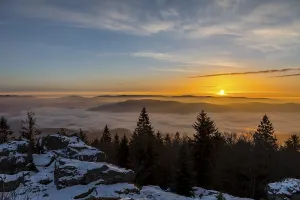 Weather Forecast Stampe: Inversion weather situation, inversion
