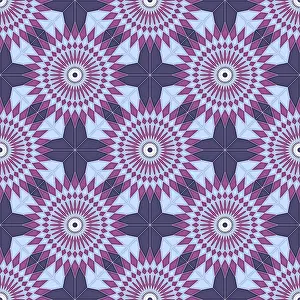 Seamless Vector Art Stampe: Islamic geometric seamless vector pattern