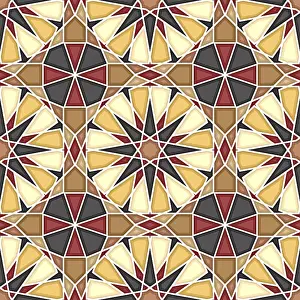 Deserted Building Architecture Stampe: Islamic geometric seamless vector pattern