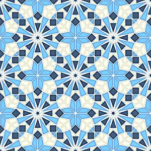 Seamless Vector Art Stampe: Islamic geometric seamless vector pattern