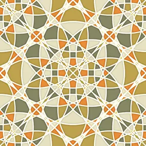 Seamless Vector Art Stampe: Islamic geometric seamless vector pattern