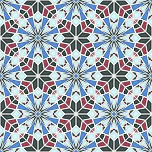 Seamless Vector Art Stampe: Islamic geometric seamless vector pattern