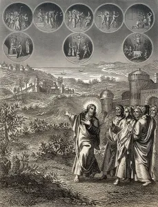 Christian Faith Art Stampe: Jesus predicting his own death