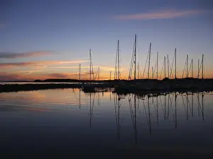 Deserted Baltic Sea Harbor Stampe: Klintholm