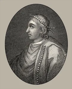 Medieval Monarch Stampe: Knut der Grosse oder Canute, ca