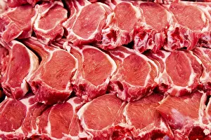 Raw Lamb Meat Stampe: Lamb cutlets