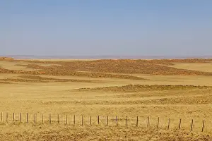 Barren African Landscape Stampe: Landscape on the main road C14, Namibia