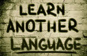 Education Concept Stampe: Learn Another Language Concept