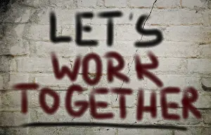 Symbolic Picture Stampe: Let's Work Together Concept
Let's Work Together Concept