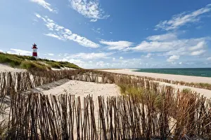 Ellenbogen Lighthouse Stampe: Lighthouse with blue sky at Ellenbogen