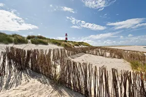 Ellenbogen Lighthouse Stampe: Lighthouse with blue sky at Ellenbogen